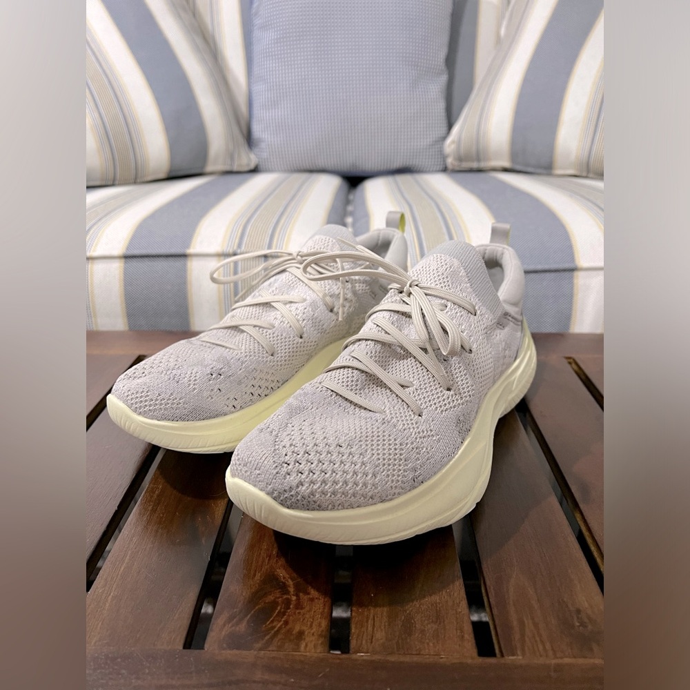 Sorel Women's Athletic Shoes in Light Gray and Cream